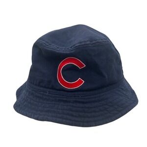 MLB Chicago Cubs Bucket‎ Hat Blue Red Baseball Cap Adult Size L/XL
